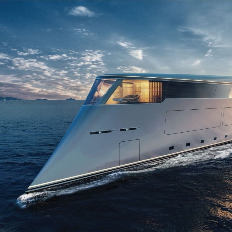 The futuristic look of Hydrogen-powered superyacht Aqua aims to complement its eco-conscious, cutting-edge technology with the luxurious air of a typical superyacht, according to the designer. Photos: Sinot Yacht Architecture & Design