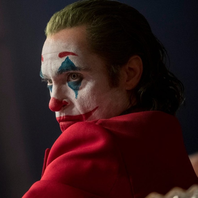 Joaquin Phoenix plays Arthur in Joker. The film broke the October opening weekend box-office record in the US, surpassing Venom with US$96 million.