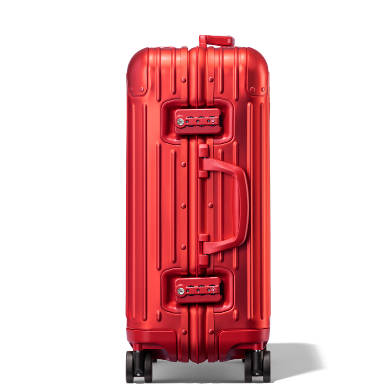 Rimowa’s new line of luggage comes in a variety of colours and is easily spotted in baggage claim when travelling.
