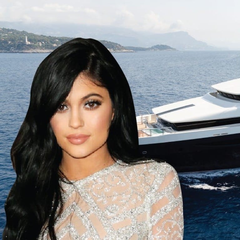 Kylie Jenner rented the superyacht Tranquility, once owned by Jho Low, for her birthday. Photo: Joe Scarnici/Getty Images; Scott Roth/Invision/AP; Ruobing Su/Business Insider