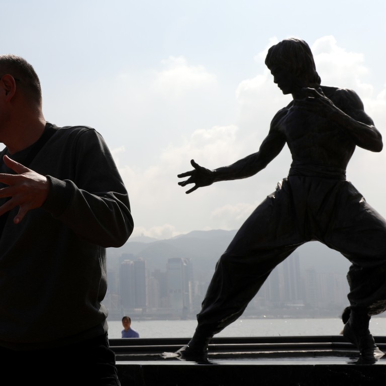 bruce lee actually fighting
