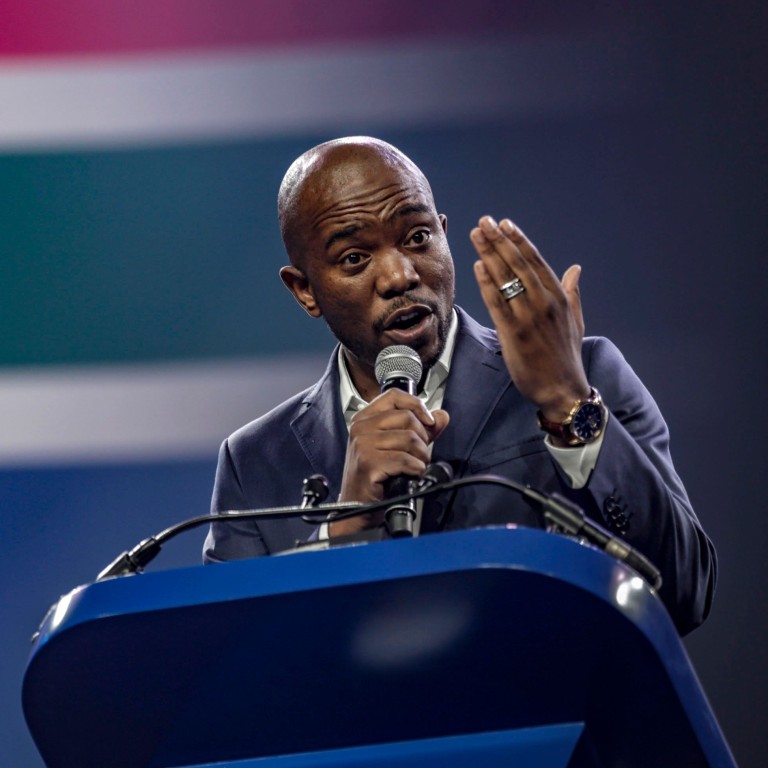 Mmusi Maimane, the first black leader of South Africa’s main opposition