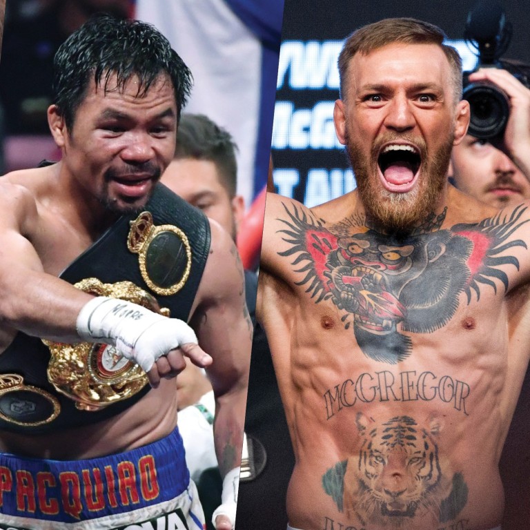(Left to right) Floyd Mayweather, Manny Pacquiao and Conor McGregor have all earned millions both in and outside the ring. Photo: Wires