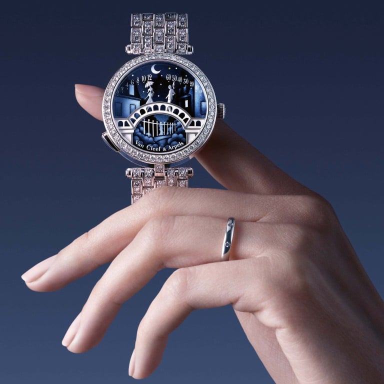 Van Cleef & Arpels has unveiled six new editions of its Lady Arpels Pont des Amoureux watch collection.