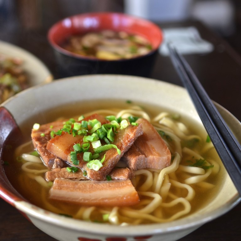 The Okinawan diet is renowned for being healthy. Okinawa Soba noodles with pork soft bone broth are a local speciality.