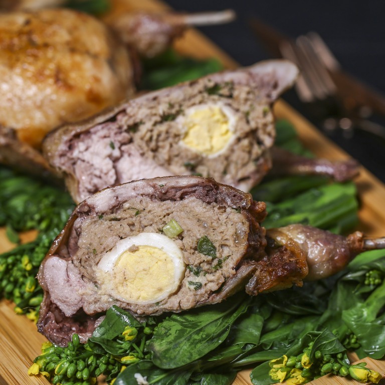 How To Make Quails With Chinese Sausage Stuffing Not Your Average