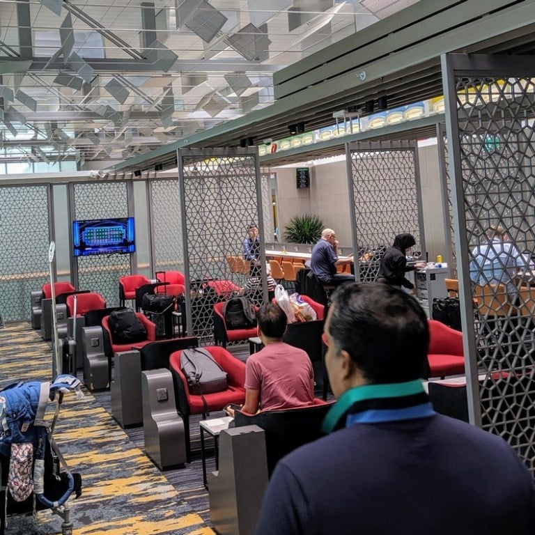 The marhaba lounge at Changi Airport’s Terminal 3 is also used by Singapore Airlines for its KrisFlyer Gold lounge. Photo: Jessica Lin/Business Insider