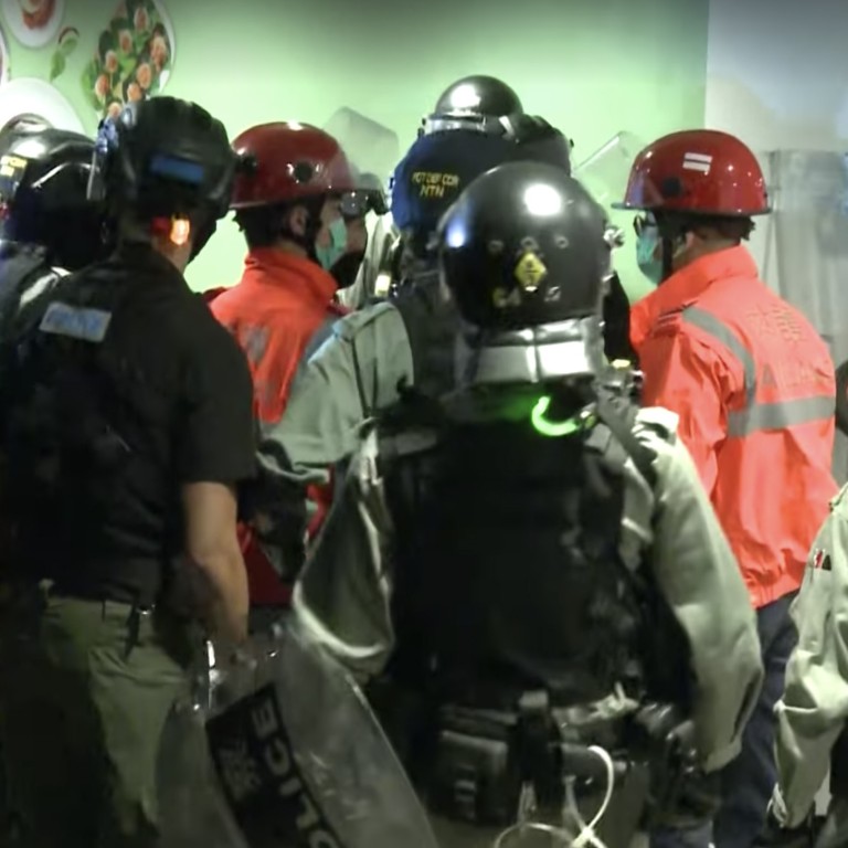Hong Kong Police And Paramedics Turn On Each Other At Anti