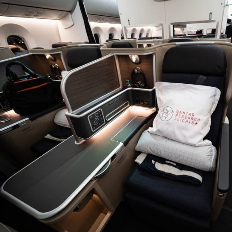 David Slotnick went along for the ride as Qantas did a test run of the world’s longest flight, from New York to Sydney, on its new 787-9 aircraft. He spent time sitting in all three classes. Photo: Business Insider