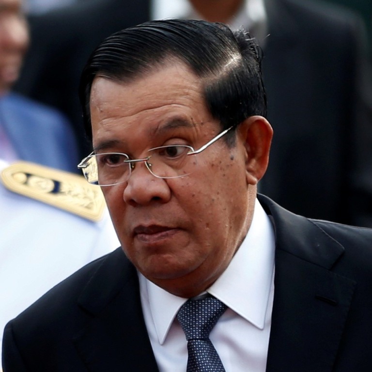 Cambodia’s Prime Minister Hun Sen attends the annual Water Festival on the Tonle Sap river in Phnom Penh. Photo: Reuters