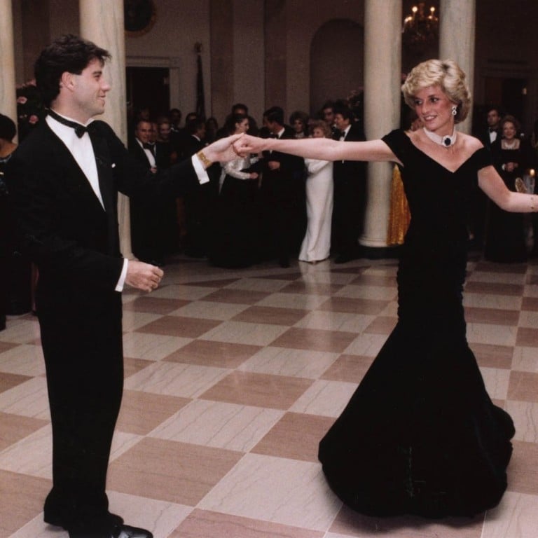 The word ‘iconic’ may be overused, but there are few better descriptors for this special dress Princess Diana wore that special night. Photo: AP