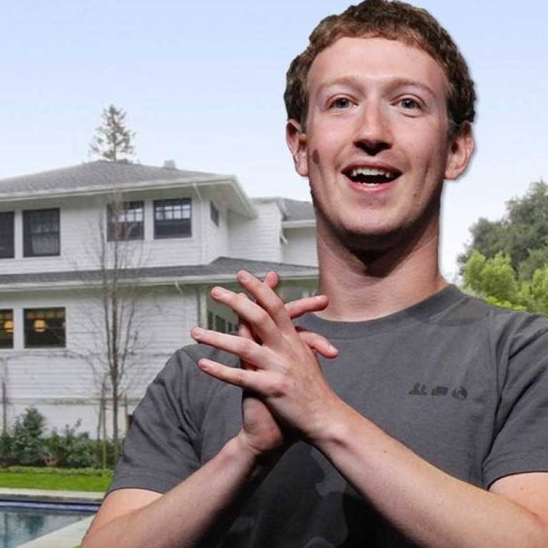Facebook CEO Mark Zuckerberg bought a US$7 million home in Palo Alto, California. Photo: Zillow