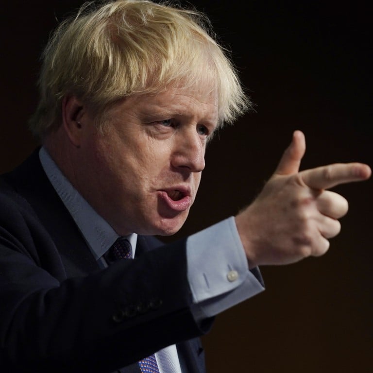 British Prime Minister Boris Johnson Unveils His Manifesto For Brexit Britain Ahead Of Crucial December Election South China Morning Post