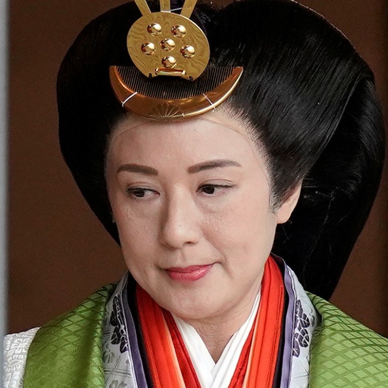 Japan's Empress Masako at the enthronement ceremony at Tokyo’s Imperial Palace in October 2019. Photo: Reuters