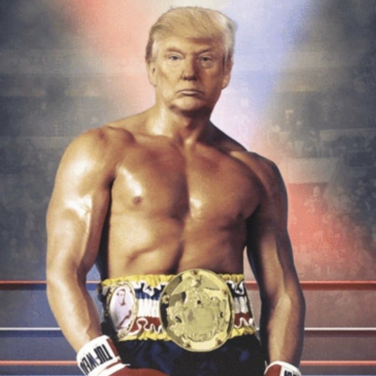Donald Trump Brags About His Gorgeous Chest At Rally After Tweeting Image Of Himself As Rocky South China Morning Post