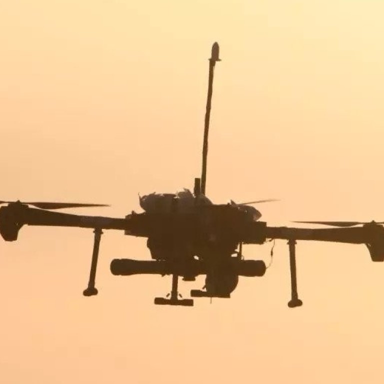 mini helicopter drone military