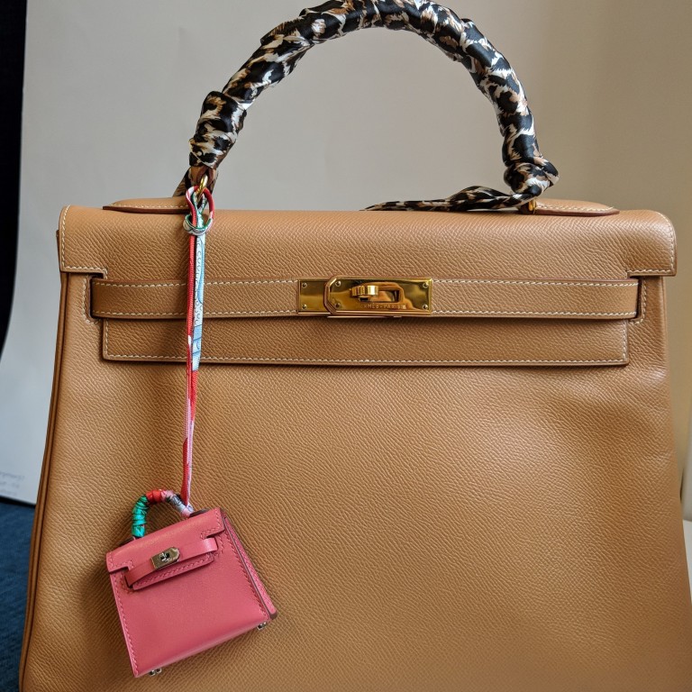 hermes kelly with twilly