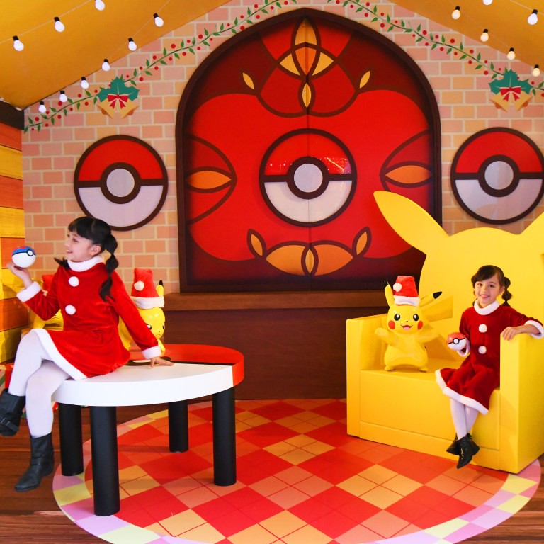 Japanese anime Pokémon is the focus of this year’s Christmas installation at Time Square, Causeway Bay.