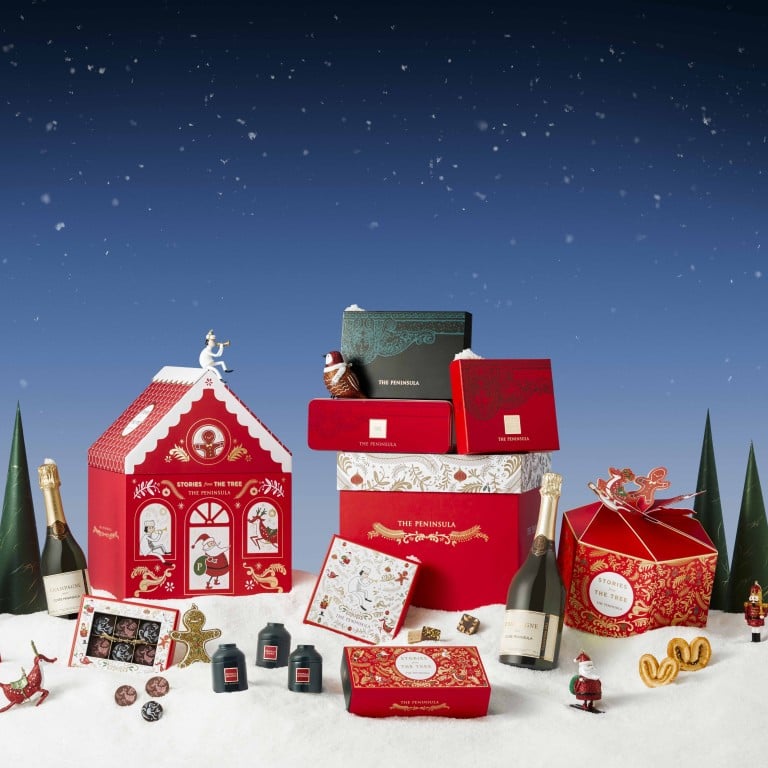 Peninsula Hong Kong has four hamper options available this year, ranging from HK$1,688 to HK$5,288. Photos: Handouts