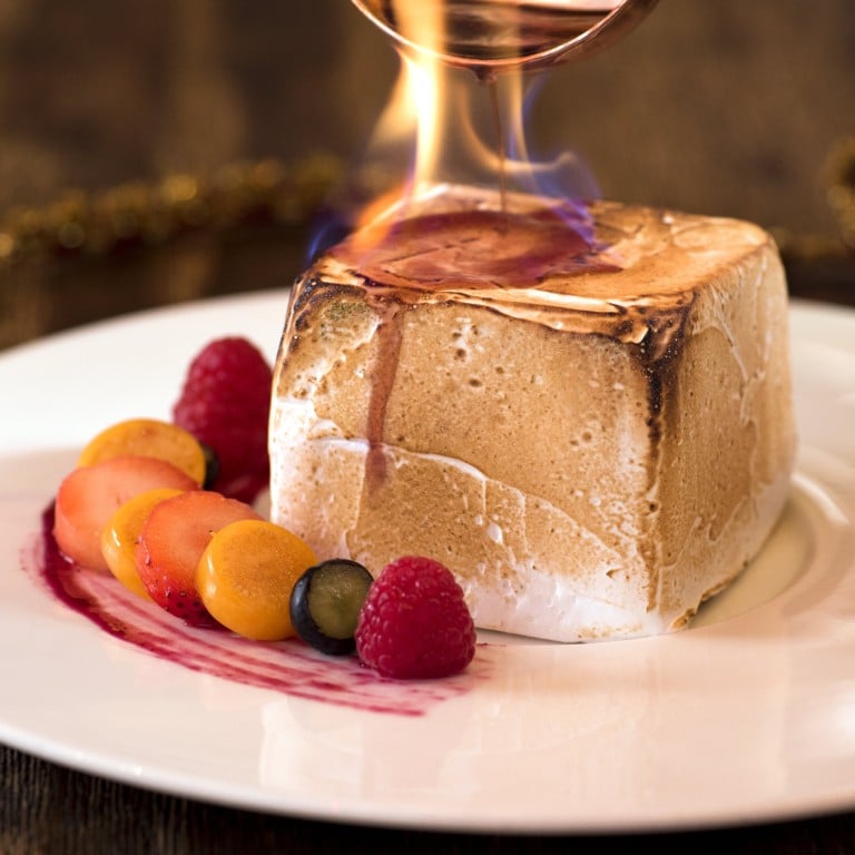 Restaurants in Hong Kong and Macau are gearing up for New Year’s Eve. Wooloomooloo Wan Chai is offering baked Alaska for the holiday.