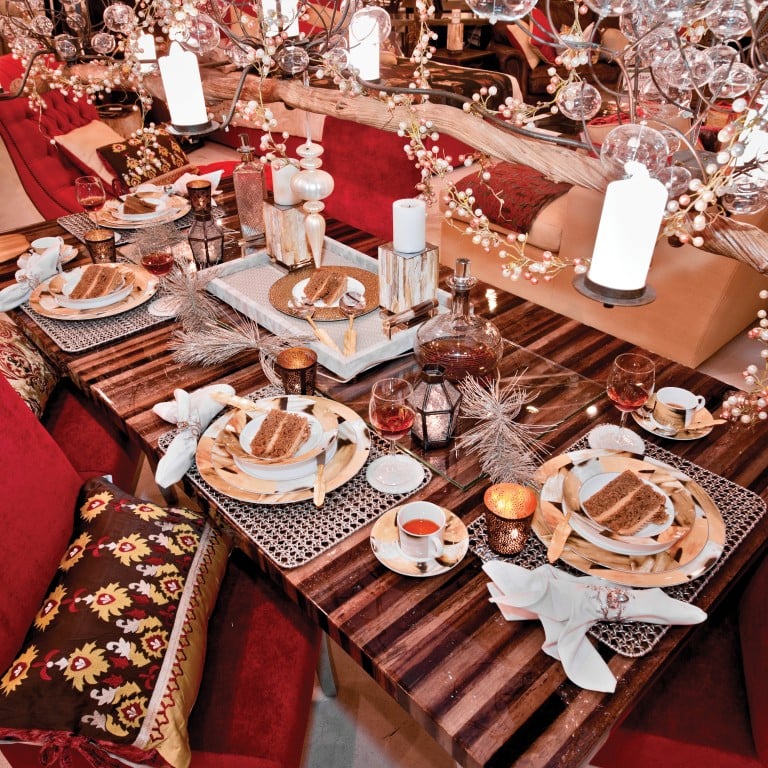 The traditional red and green colours of Christmas may be replaced by hues of bright blue and silver.