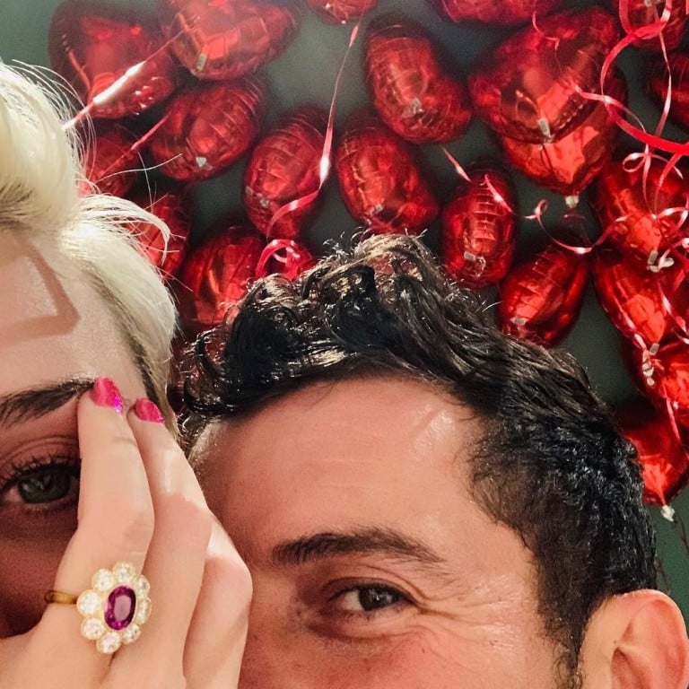 Katy Perry and Orlando Bloom are one of many celebrity couples who got engaged this year, including Jennifer Lopez and Alex Rodriguez. Photo: Instagram