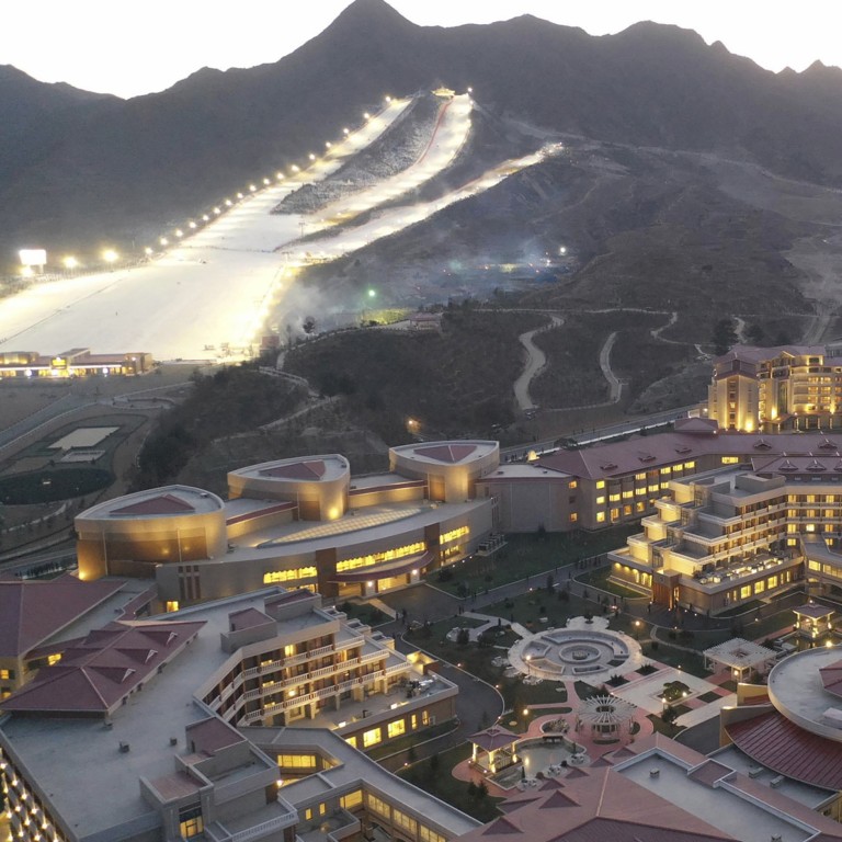The Yangdok Hot Spring Cultural Recreation Center, in South Pyongan Province, North Korea, is one of a few key new tourism projects developed by the heavily-sanctioned state. Photo: Korean Central News Agency/Korea News Service via AP