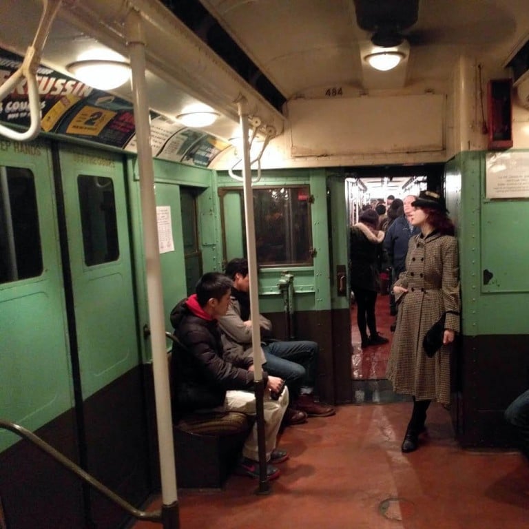 The annual Holiday Nostalgia train line consists of eight vintage New York subway cars from several different eras and runs for a few weekends each year. Photos: Ben Gilbert/Business Insider