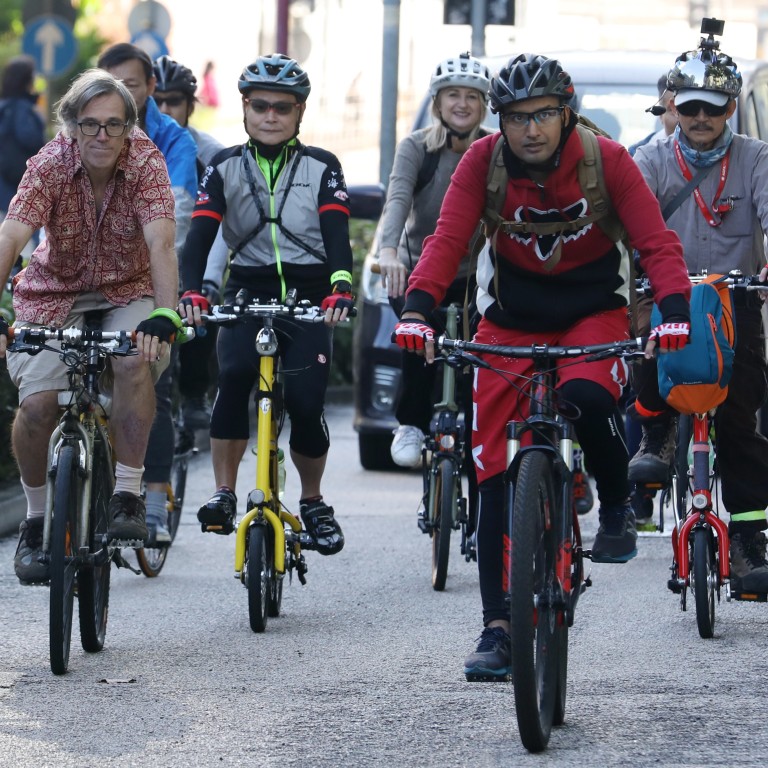 Hong Kong Protests Disruption Spawns Group Commute By Bicycle It S A Green Solution And Sociable South China Morning Post