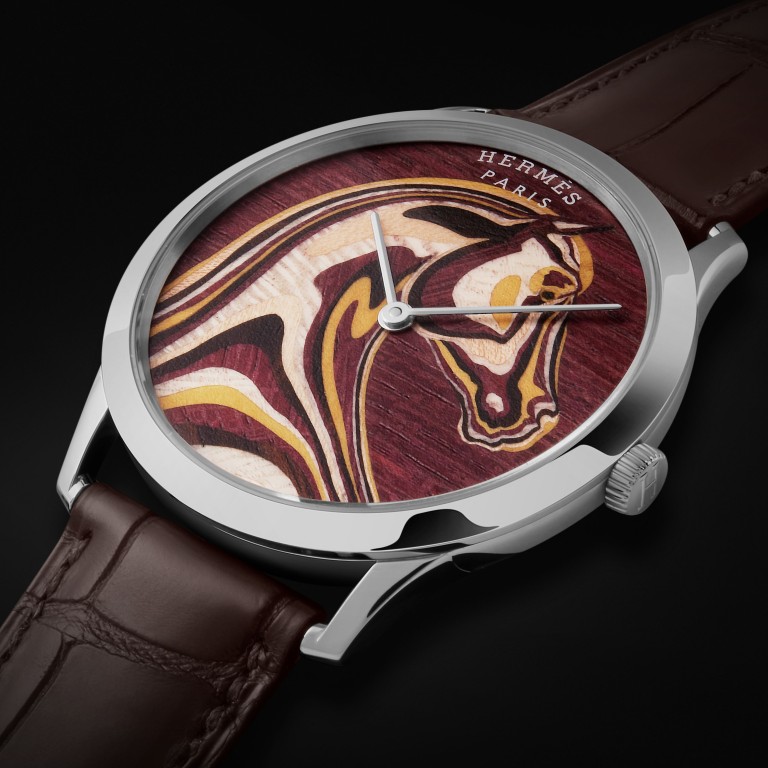 The Slim d’Hermès Pégase Paysage is a unique tribute to Hermès’ equestrian heritage. Photos: Hermès