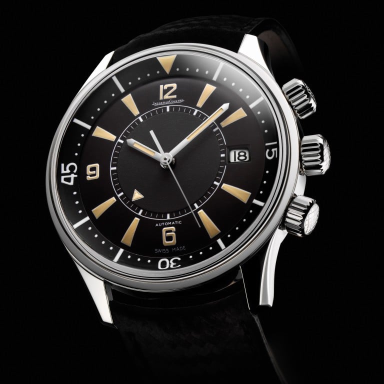 Jaeger-LeCoultre’s Master Memovox Tribute To Polaris 1968 was released in 2018 and inspired by the 50th anniversary of this sporty watch. Photo: Jaeger-LeCoultre