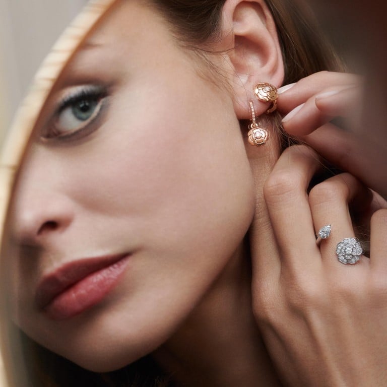 Camelia chanel earrings top
