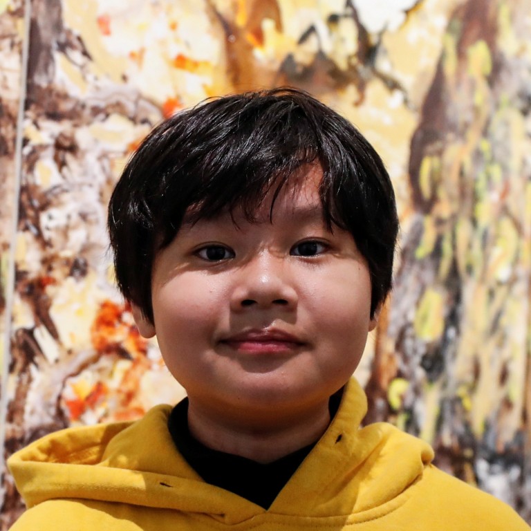 12 Year Old Xeo Chu Vietnam S Young Jackson Pollock Opens New York Exhibition South China Morning Post