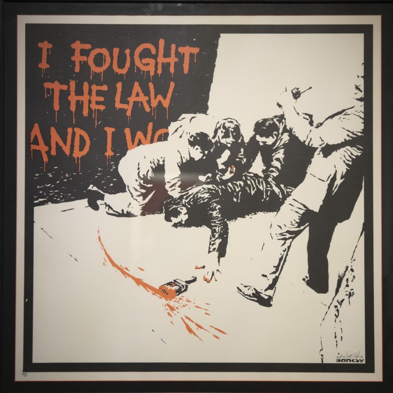 Exhibition Of Banksy Street Art Opens In Hong Kong And His Anti