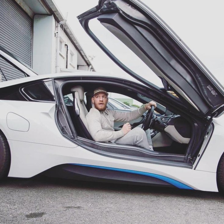 Conor McGregor’s 2019 BMW i8 has a suggested retail price starting at US$142,000. Photo: Instagram/thenotoriousmma