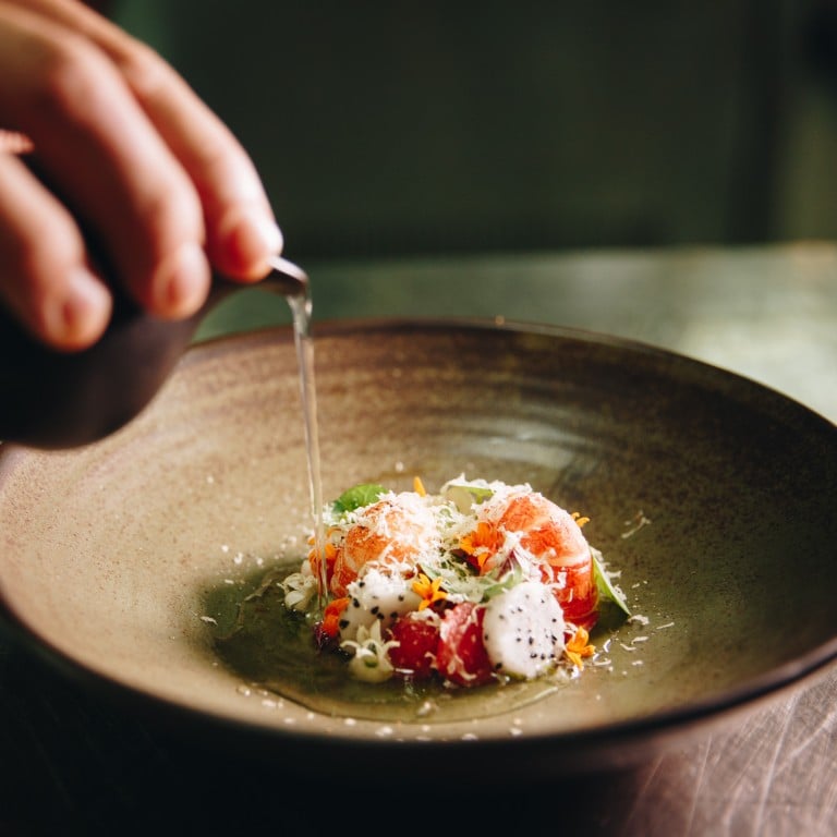 Crayfish dish at PRU, Phuket’s only Michelin-starred restaurant. Photo: Handout