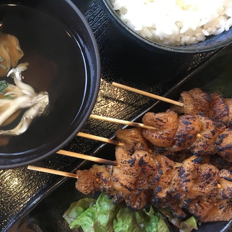 Vegan Yakitori at Oribio looks just like chicken. Photo: Instagram