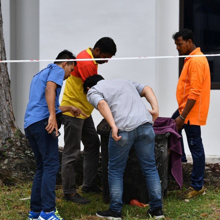 Baby wrapped in plastic bag found alive in Singapore rubbish bin