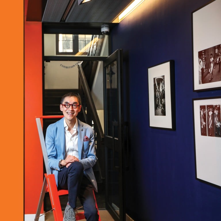 Portrait of Douglas So, vice-president and pro-vice-chancellor of The University of Hong Kong and founder of F11 Foto Museum, in Happy Valley, Hong Kong. Photo: Xiaomei Chen