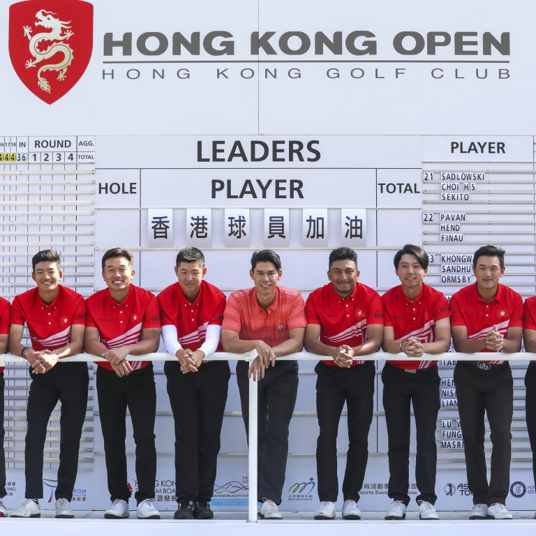 Hong Kong Open Promising local golfers Leon D’Souza and Taichi Kho