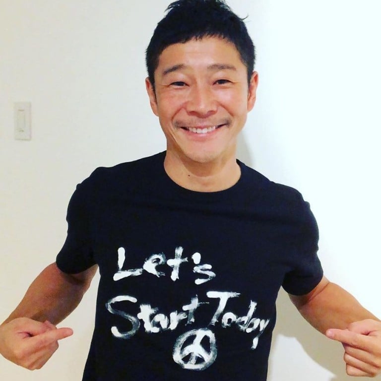 Japanese fashion tycoon Yusaku Maezawa is giving away US$9 million to his Twitter followers. Photo: Instagram @yusaku2020