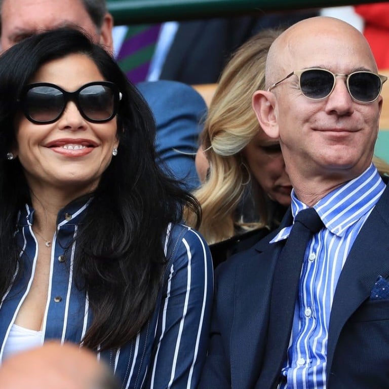 Amazon CEO Jeff Bezos with his girlfriend, Lauren Sanchez, who recently turned 50. Photo: Offside/Getty Images