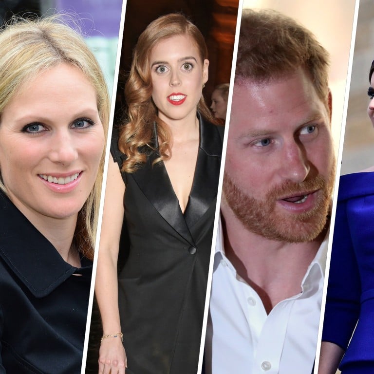Zara Phillips, Princess Beatrice, Prince Harry, Princess Eugenie and Lady Amelia Windsor have all said no to financial dependence on the British crown. Photos: AP/Reuters/Instagram