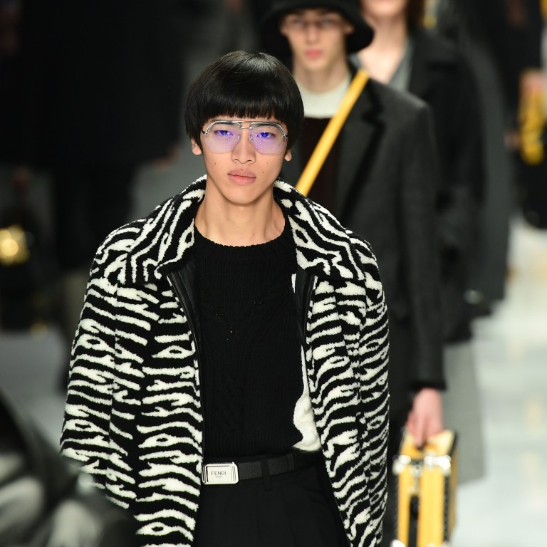 Models present creations for Fendi as part of the men’s Fall/Winter 2020-21 fashion collections in Milan on January 13, 2020. Photo: Miguel Medina/AFP