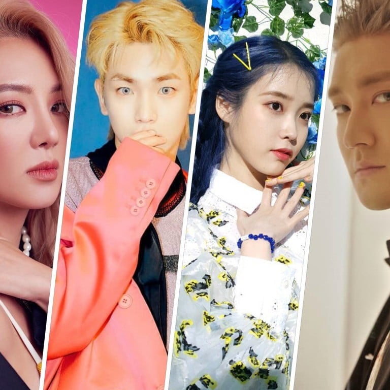 Is your favourite K-pop throwback song on our list? From left to right: Girls’ Generation, SHINee, IU, Super Junior and PSY. Photo: Instagram