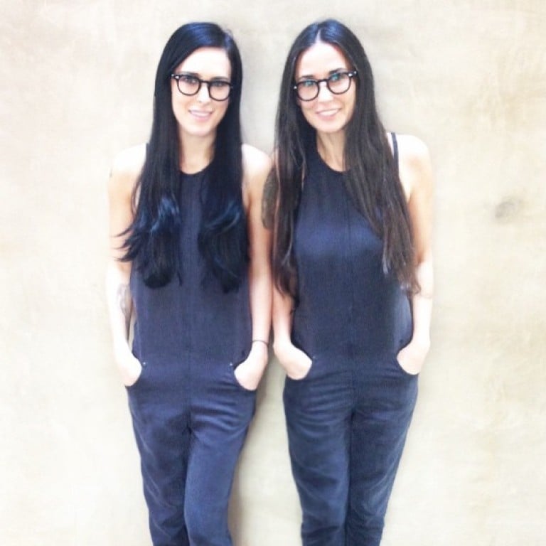 Demi Moore and her daughter from her first marriage to Bruce Willis, Rumer Willis. Photo: Instagram @rumerwillis