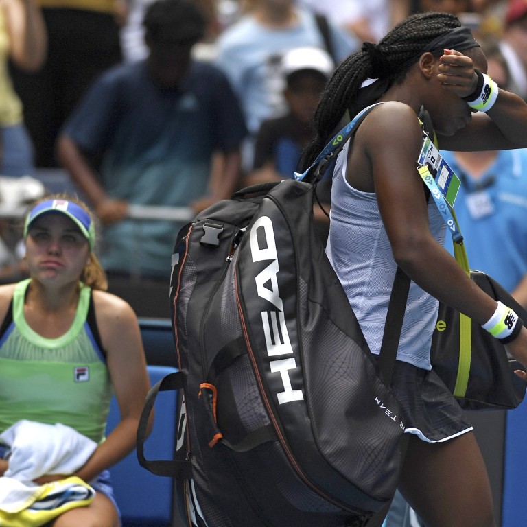 Australian Open Coco Gauff Crashes Out In Tears Against Sofia Kenin South China Morning Post