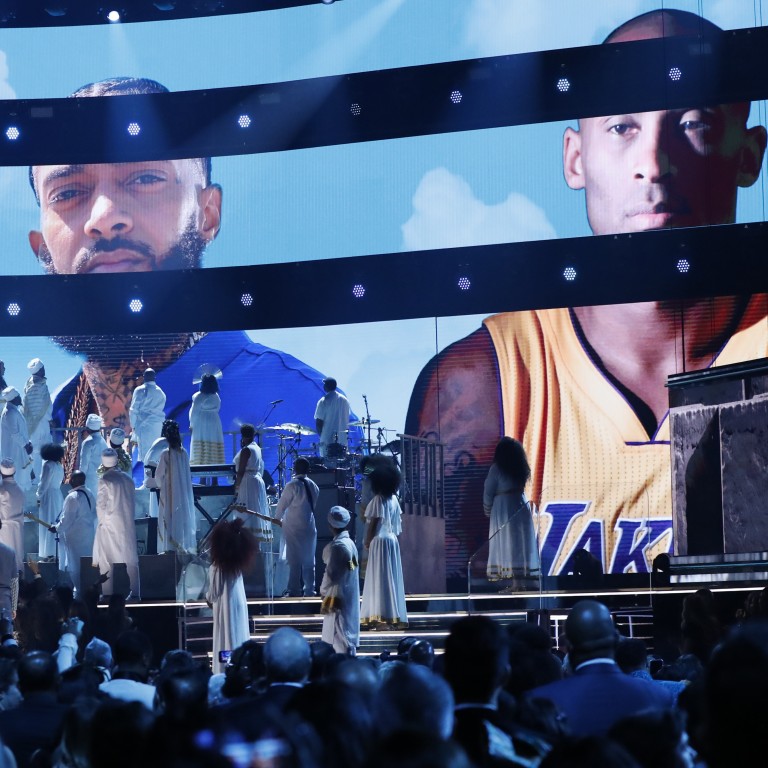 Tributes to Nipsey Hussle and Kobe Bryant united winners and losers alike at the 62nd Grammy Awards, hosted at Los Angeles’ Staples Center on January 26, 2020. Photos: Reuters