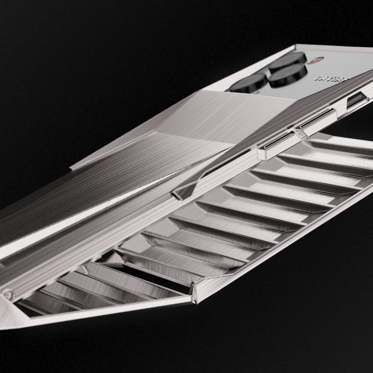 Russian luxury tech company Caviar has revealed the Cyberphone, an iPhone 11 Pro that’s been modified to look like Tesla’s electric truck. Photo: Caviar