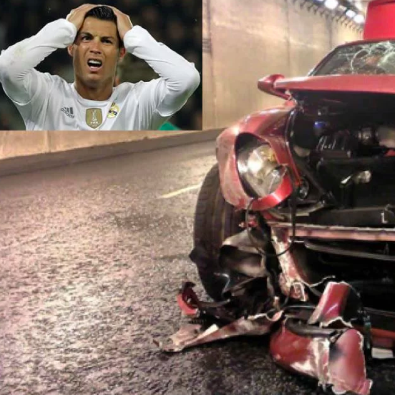 How did Cristiano Ronaldo wreck his Ferrari? Photos: Luxurylaunches